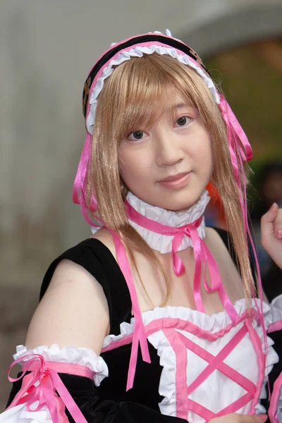 Okt 2007 Das Porträt Eines Schönen Mädchens Cosplay — Stockfoto