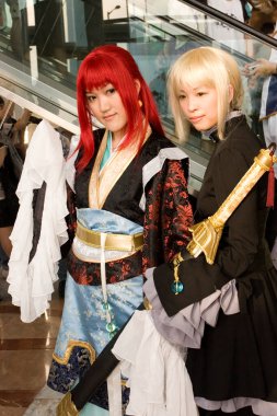 30 Temmuz 2006 Japonya anime kostüm, kız kostüm portresi