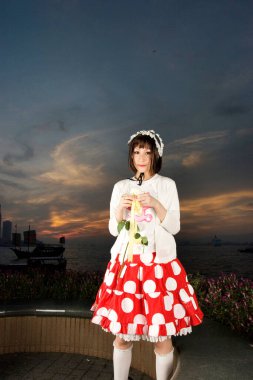 30 Temmuz 2006 Japonya anime kostüm, kız kostüm portresi