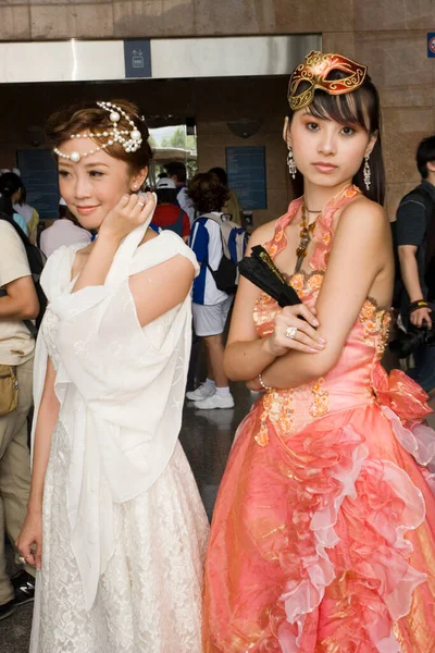 2006年7月30日日本のアニメコスプレ 女の子コスプレの肖像画 — ストック写真