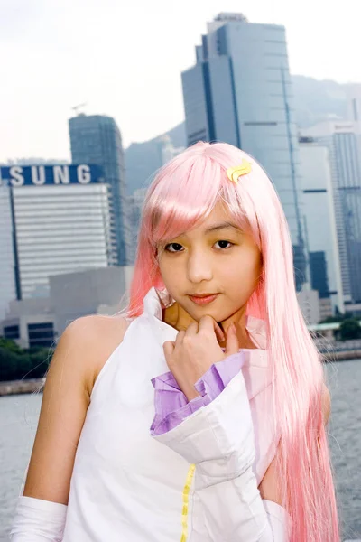 July 2006 Japan Anime Cosplay Portrait Girl Cosplay — Stock Photo, Image