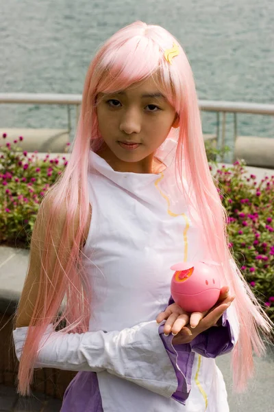 Julho 2006 Japão Anime Cosplay Retrato Cosplay Menina — Fotografia de Stock