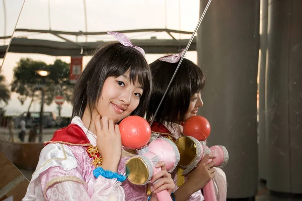 July 2006 Japan Anime Cosplay Portrait Girl Cosplay — Stock Photo, Image