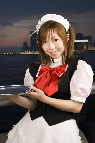 2006年7月30日日本动漫角色扮演 女童角色扮演 — 图库照片