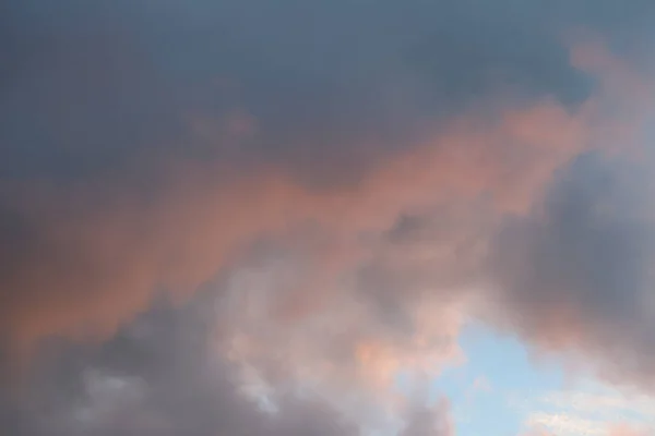 Облака Небе Закате Летнее Время — стоковое фото