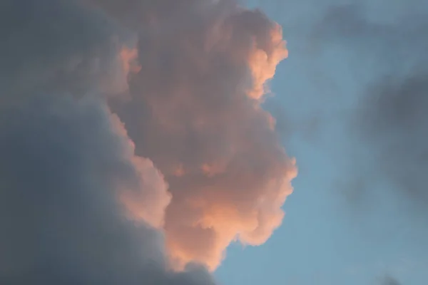 Облака Небе Закате Летнее Время — стоковое фото