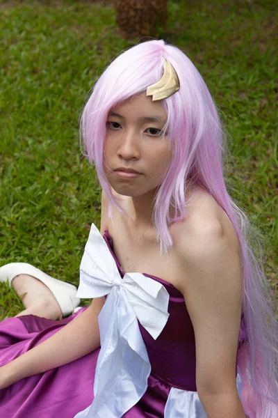 Porträt Eines Schönen Mädchens Cosplay Juli 2007 — Stockfoto