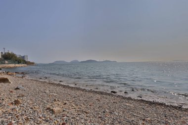 Kum Koyu, Hong Kong 'da güneşli bir gün.