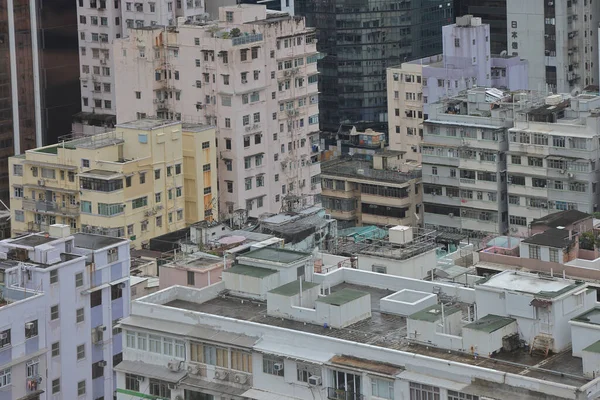 Uitzicht Stadsgezicht Gebouwen Van Mong Kok Kowloon Hong Kong Aug — Stockfoto