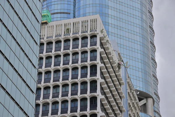 Ağustos 2021 Mong Kok Hong Kong Daki Ofis Binası — Stok fotoğraf