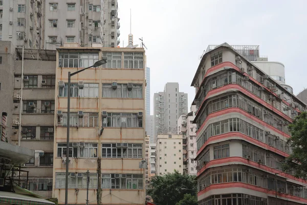 Aug 2021 Het Woon Kantoorgebouw Aan Wan Chai — Stockfoto