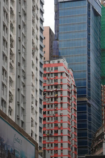 Ago 2021 Edificio Residencial Oficinas Wan Chai —  Fotos de Stock