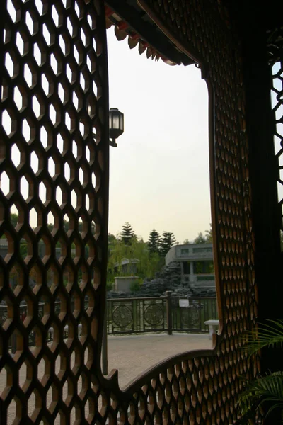 Lingnan Garden Scen Hongkong Dec 2004 — Stockfoto