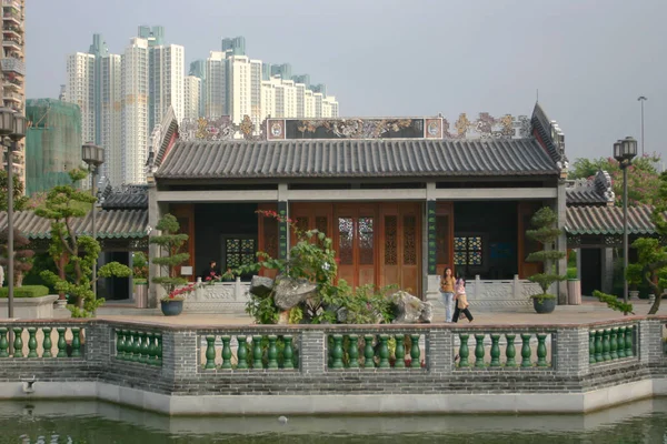 2004年12月27日香港岭南花园中国花园 — 图库照片