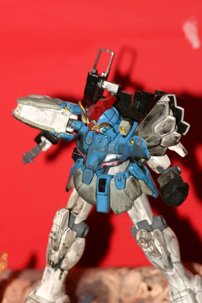 Modelo Figura Acción Gundam Seleccionado — Foto de Stock