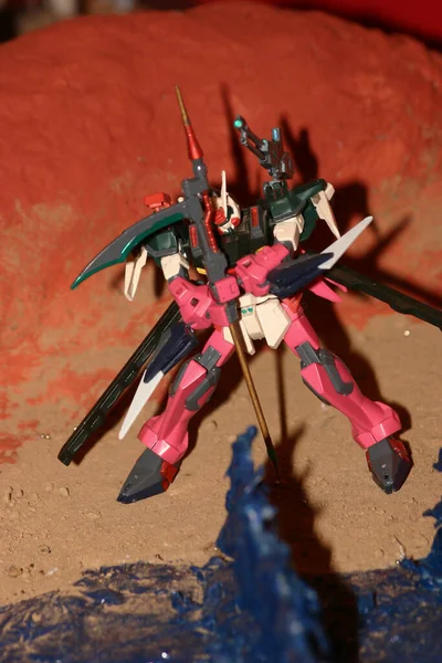 Geselecteerd Gundam Actiefiguurmodel — Stockfoto