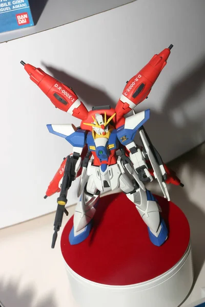 厳選されたガンダムアクションフィギュアモデル — ストック写真