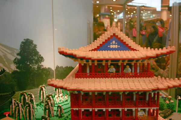 Aralık 2004 Lego Figürleri Sergide Shatin — Stok fotoğraf