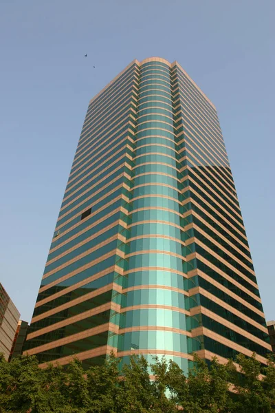 Blick Auf Die Fassade Eines Modernen Gebäudes Aug 2021 Hongkong — Stockfoto