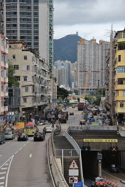 Aug 2021 Oost Kowloon Corridor Bij Tau Wai — Stockfoto