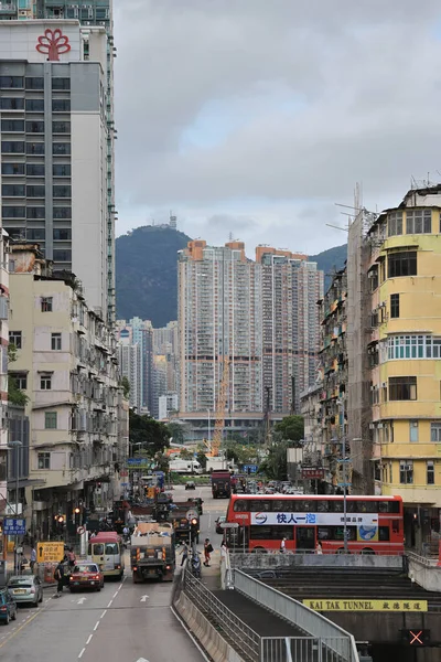 Oost Kowloon Corridor Bij Tau Wai Hong Kong Aug 2021 — Stockfoto