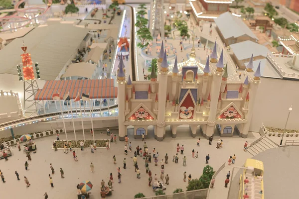 Fun Scale Theme Park Figure Cityminiature Aug 2021 — Stock Photo, Image