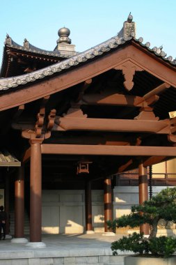 26 Aralık 2004 Çin tapınakları, antik binaların köşeleri.