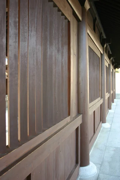Dec 2004 Chinese Porch Zen Garden — Stock Photo, Image