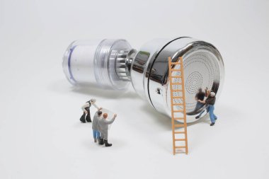 figür işçisi duşu kontrol et