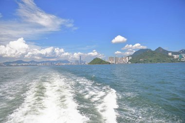 20 Ağustos 2021 Sülfür Kanalı manzarası, Hong Kong