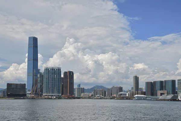 Aug 2021 Landscape West Kowloon Downtown Hong Kong — Stock Photo, Image