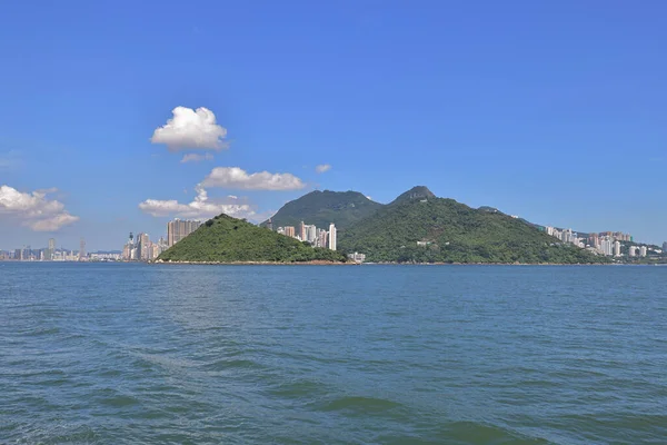 Ağustos 2021 Sülfür Kanalı Manzarası Hong Kong — Stok fotoğraf