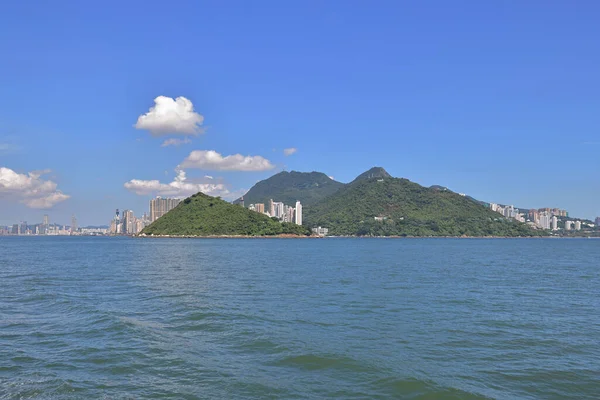 Srpna 2021 Krajina Sulphur Channel Hong Kong — Stock fotografie