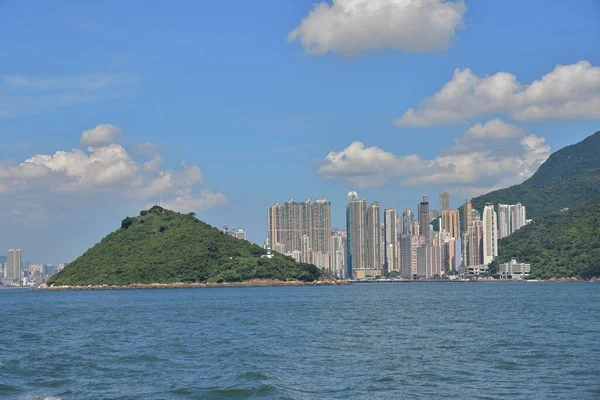 2021年8月20日香港硫磺海峡景观 — 图库照片