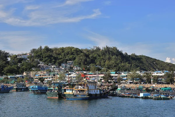 Ago 2021 Isla Cheung Chau Hong Kong Buque Pesquero Tradicional — Foto de Stock