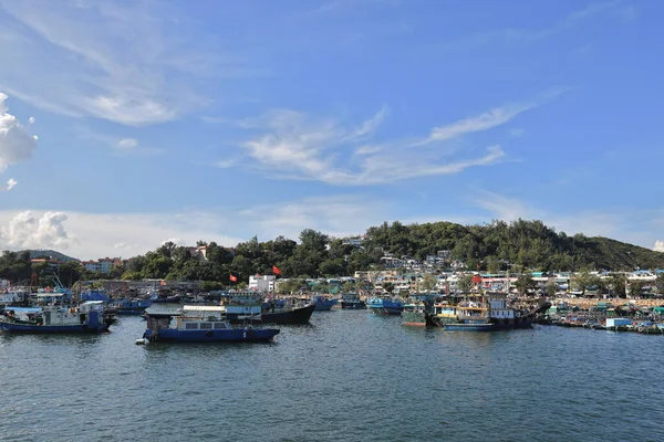 Ago 2021 Isla Cheung Chau Hong Kong Buque Pesquero Tradicional — Foto de Stock