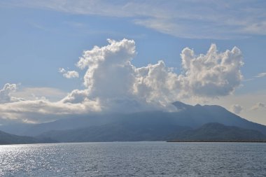 20 Ağustos 2021 Hong Kong 'daki deniz manzarası. 