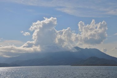 20 Ağustos 2021 Hong Kong 'daki deniz manzarası. 