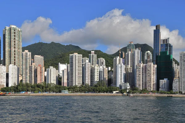 Αυγούστου 2021 Κεντρική Και Δυτική Περιφέρεια Promenade Hong Kong — Φωτογραφία Αρχείου