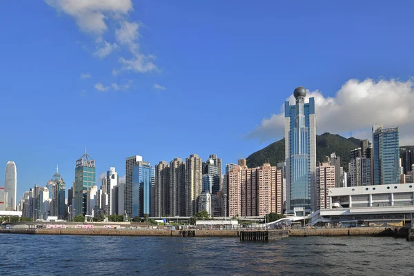 Ago 2021 Paseo Del Distrito Central Occidental Hong Kong — Foto de Stock