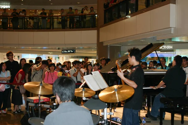 Klasik Müzik Çalan Orkestra Hong Kong Eylül 2004 — Stok fotoğraf