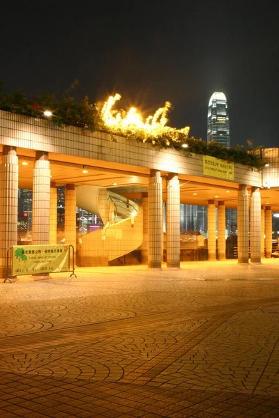Gaya Roma Dari Plaza Pusat Kebudayaan Hong Kong September 2004 — Stok Foto