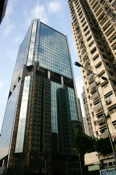 Nov 2004 High Rise Buildings Causeway Bay Island — Stock Photo, Image