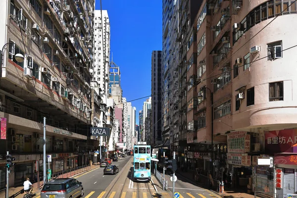 Sept 2021 Het Straatbeeld Van Sai Wan Hong Kong — Stockfoto