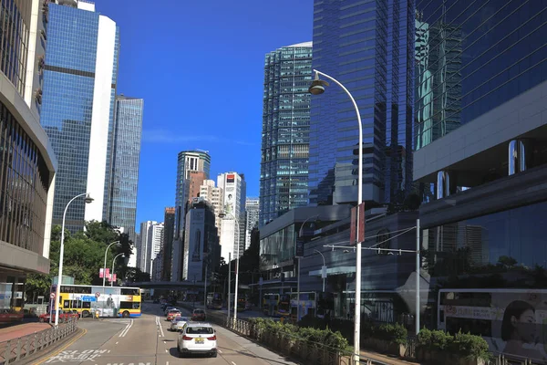 Septiembre 2021 Almirantazgo Distrito Central Negocios Hong Kong — Foto de Stock