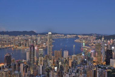 4 Eylül 2021 Hong Kong Viktorya Limanı, Hong Kong Gecesi