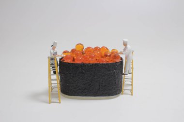 Suşi şefi, dekorasyon suşi, yaratıcı işler..