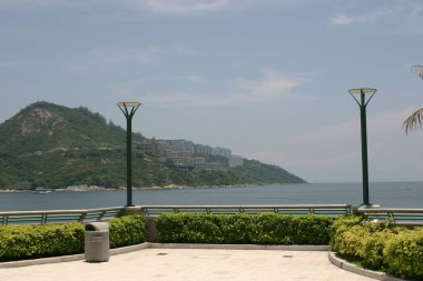 24 Temmuz 2004, Stanley rıhtımı. Stanley Körfezi, Hong Kong.