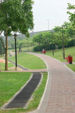 Lingnan Bahçesinde somut yol, hk