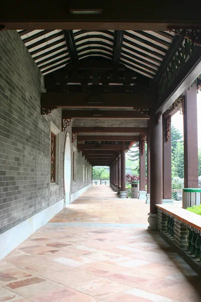 Wrz 2005 Chiński Styl Korytarz Ogród Stylu Chińskim Lingnan Garden — Zdjęcie stockowe